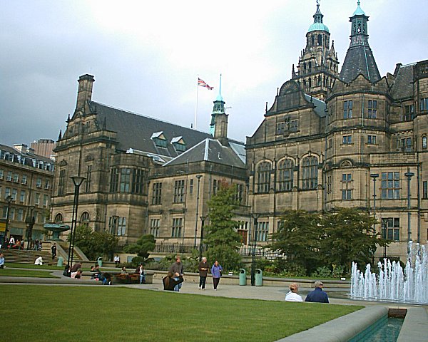 Sheffield City Hall. Commercial glazing sheffield